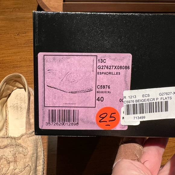 Chanel Espadrilles Beige/Ecru linen size 40 - Picture 6 of 6